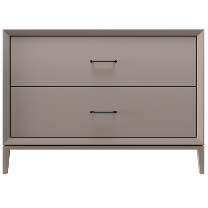 Alexandra 2-Drawer 48" Single Vanity - Taos Taupe / Matte Black