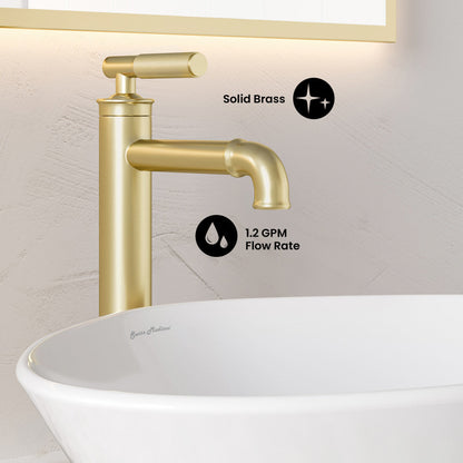 Swiss Madison Avallon single hole bathroom faucet, detail 4