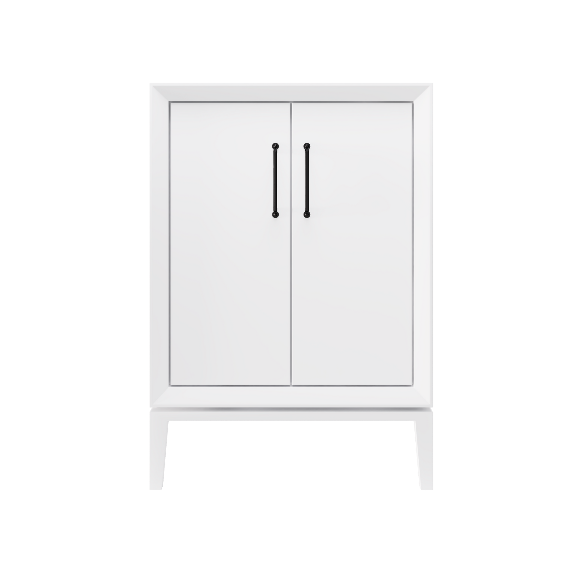 Alexandra 36" Single Vanity - Pure White / Matte Black