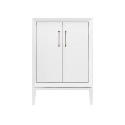 Alexandra 42" Single Vanity - Pure White / Satin Nickel