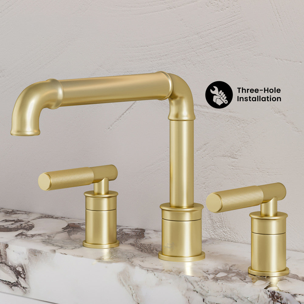 Swiss Madison Avallon widespread faucet, spout profile