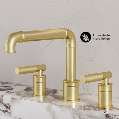 Swiss Madison Avallon widespread faucet, spout profile