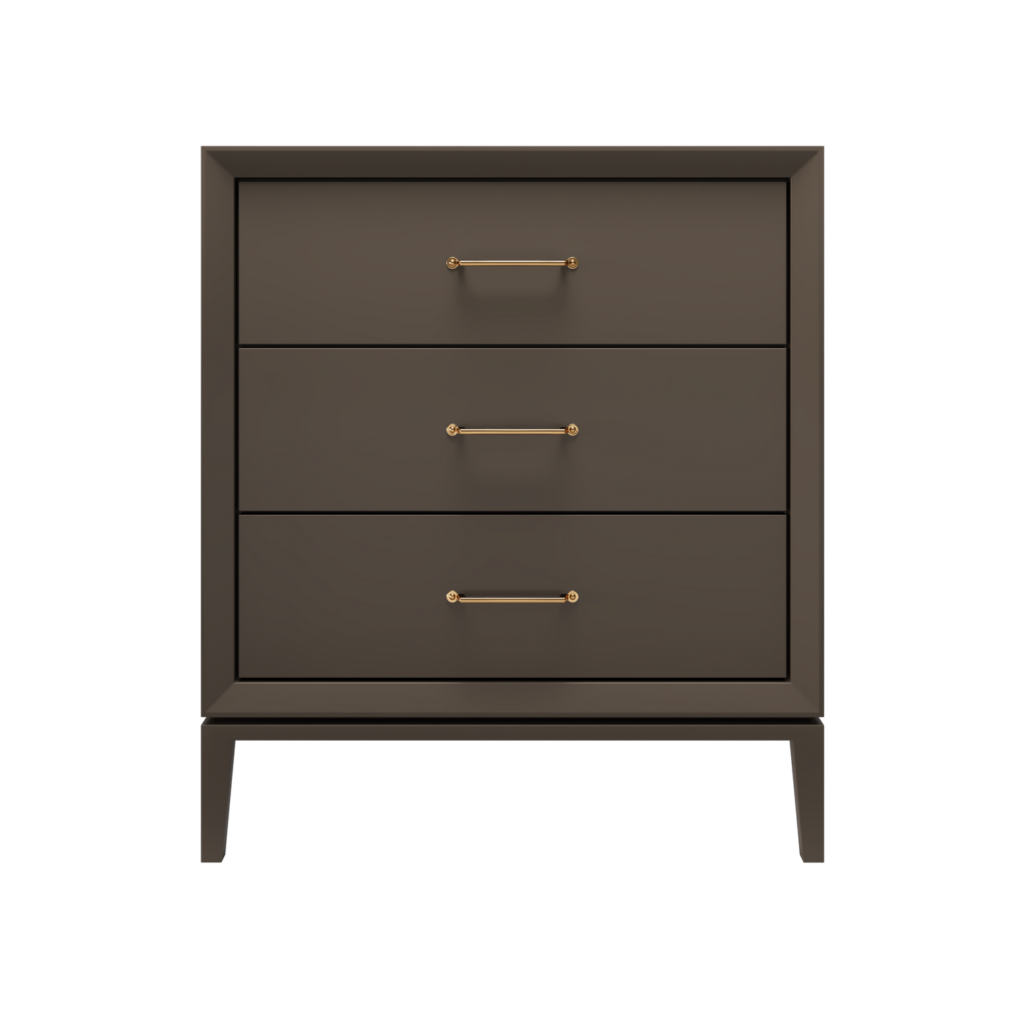 Vanderloc Alexandra Three-Drawer Single Sink 30" - Truffle SG