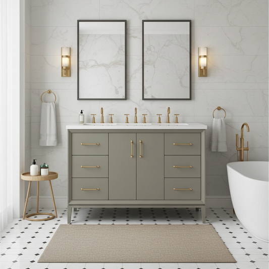 Vanderloc Alexandra Single Extra Wide Bath Vanity (Top and Faucet Sold Separately)