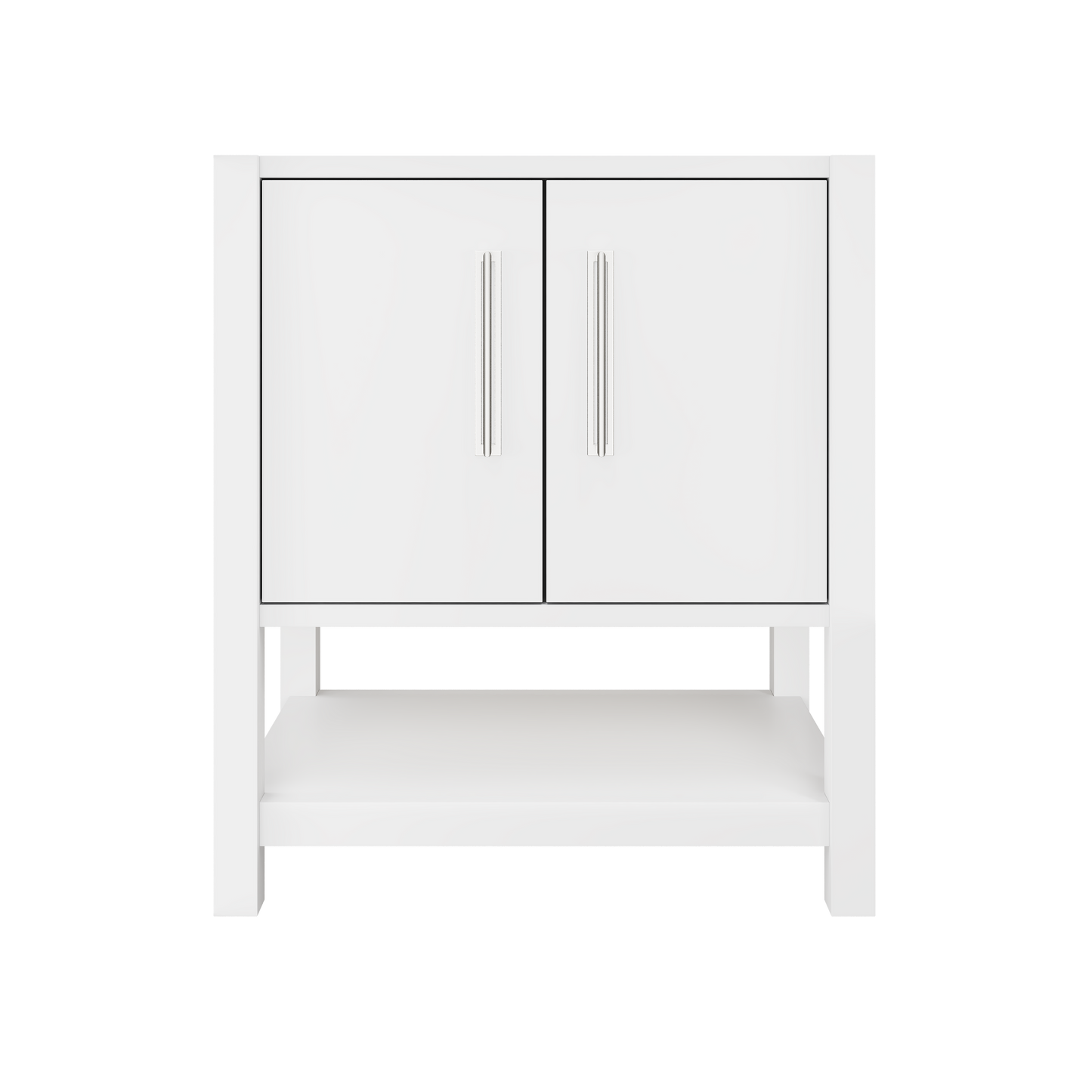 Pure White / Polished Chrome