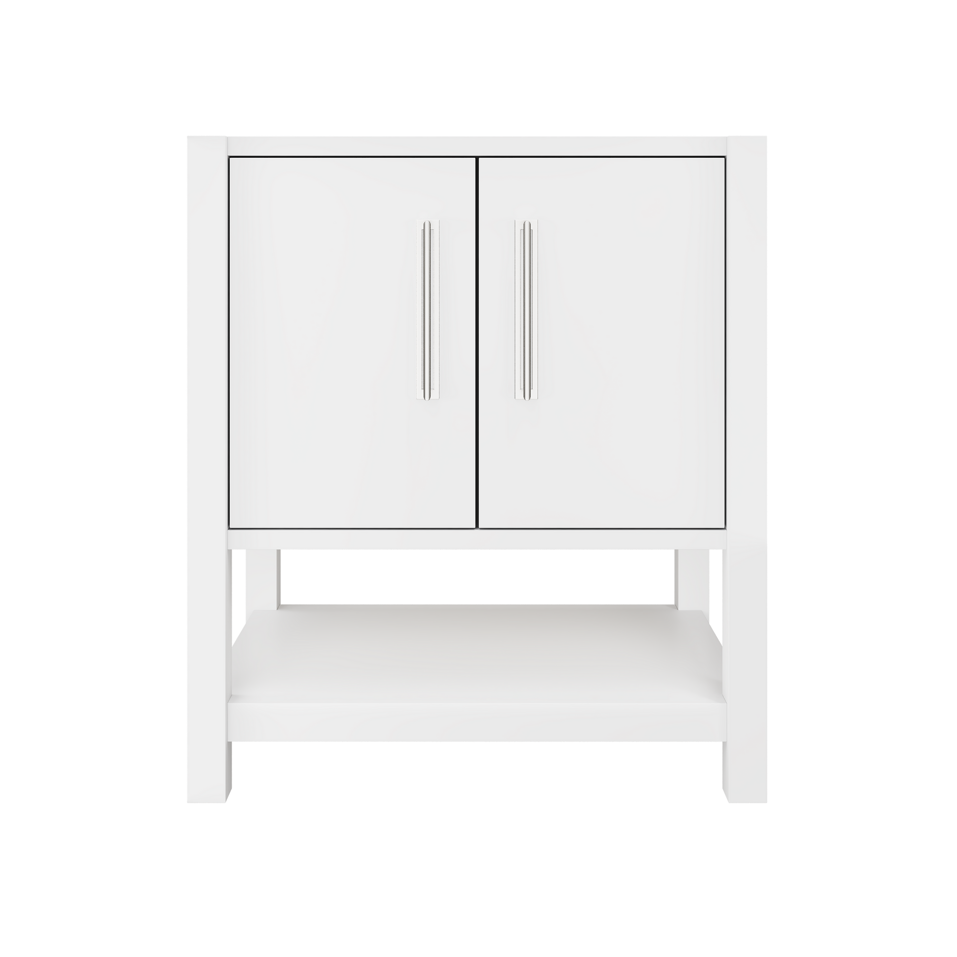 Pure White / Polished Chrome