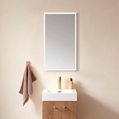 Vinnova, 18'' Rectangle Illuminated Bathroom/Vanity Wall Mirror
