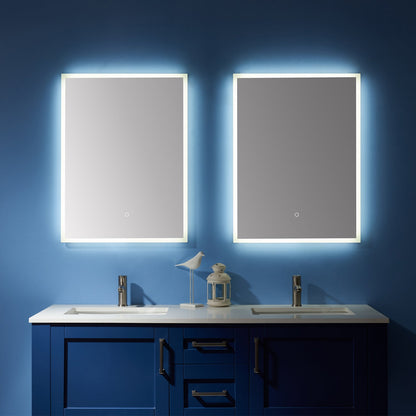 Vinnova, 24'' Rectangle Illuminated Bathroom/Vanity Wall Mirror