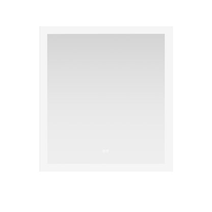 Vinnova, Beijing 32 in. W x 36 in. H Rectangular Acrylic Frameless LED Wall Mount Bathroom Vanity Mirror