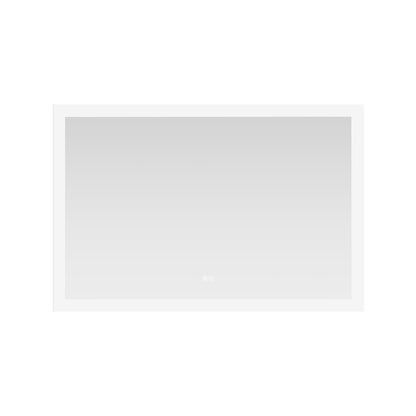 Vinnova, Beijing 48 in. W x 32 in. H Rectangular Acrylic Frameless LED Wall Mount Bathroom Vanity Mirror