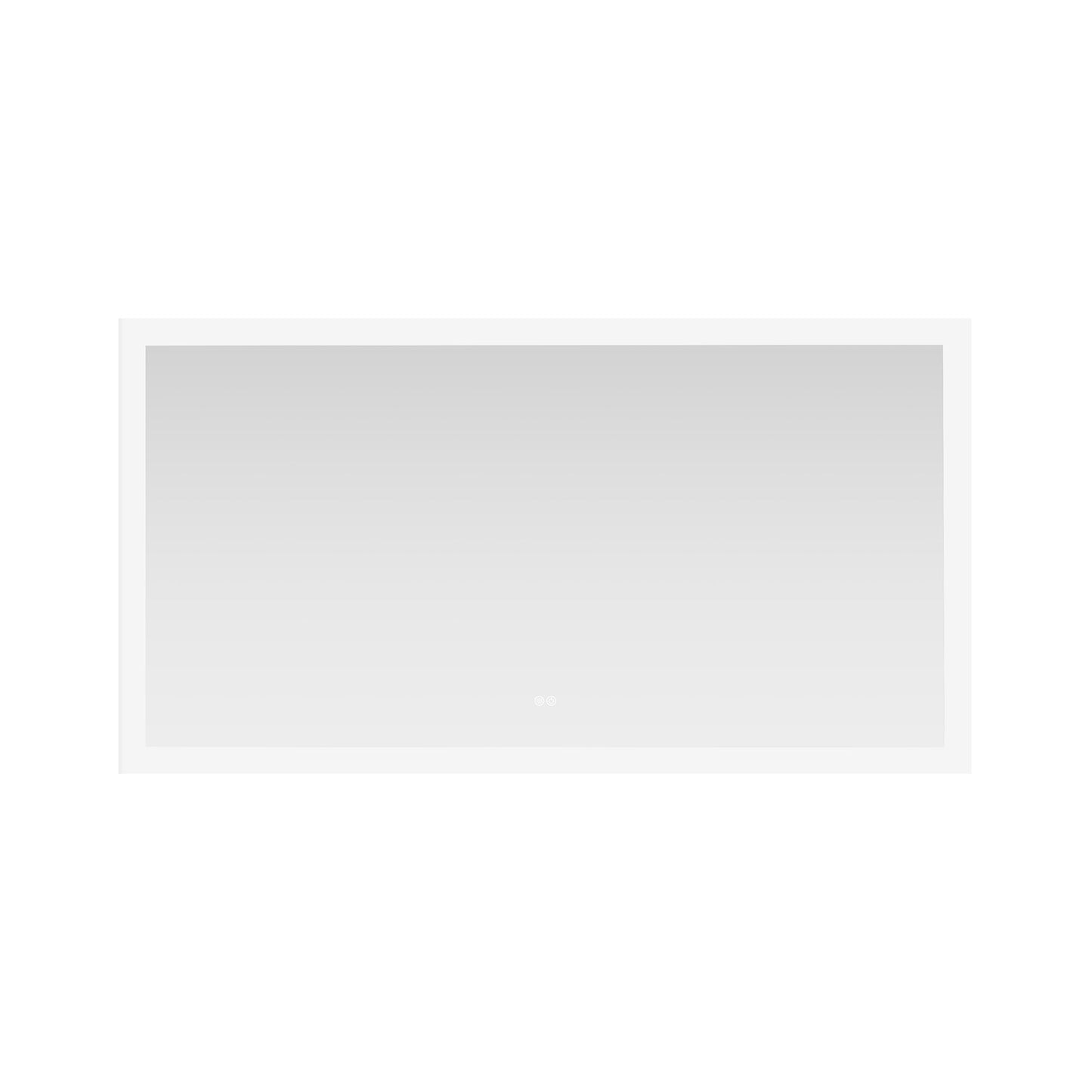 Vinnova, Beijing 60 in. W x 32 in. H Rectangular Acrylic Frameless LED Wall Mount Bathroom Vanity Mirror