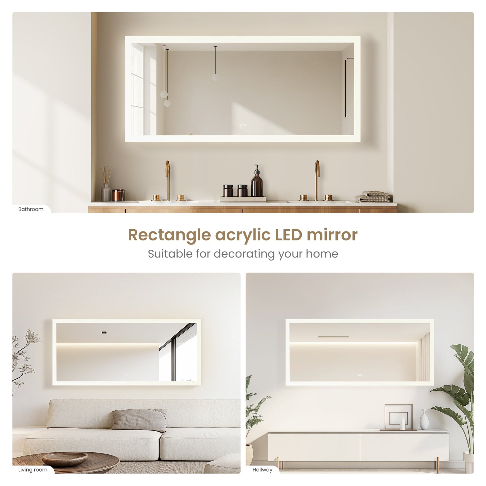 Vinnova Beijing 72-inch wall-mount bathroom vanity — view 12
