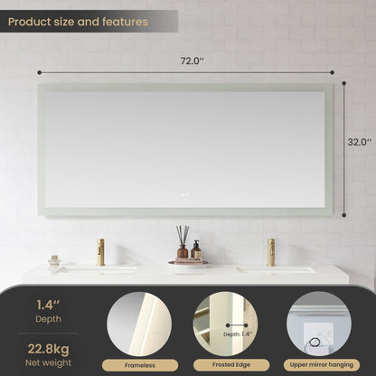 Vinnova Beijing 72-inch wall-mount bathroom vanity — view 14