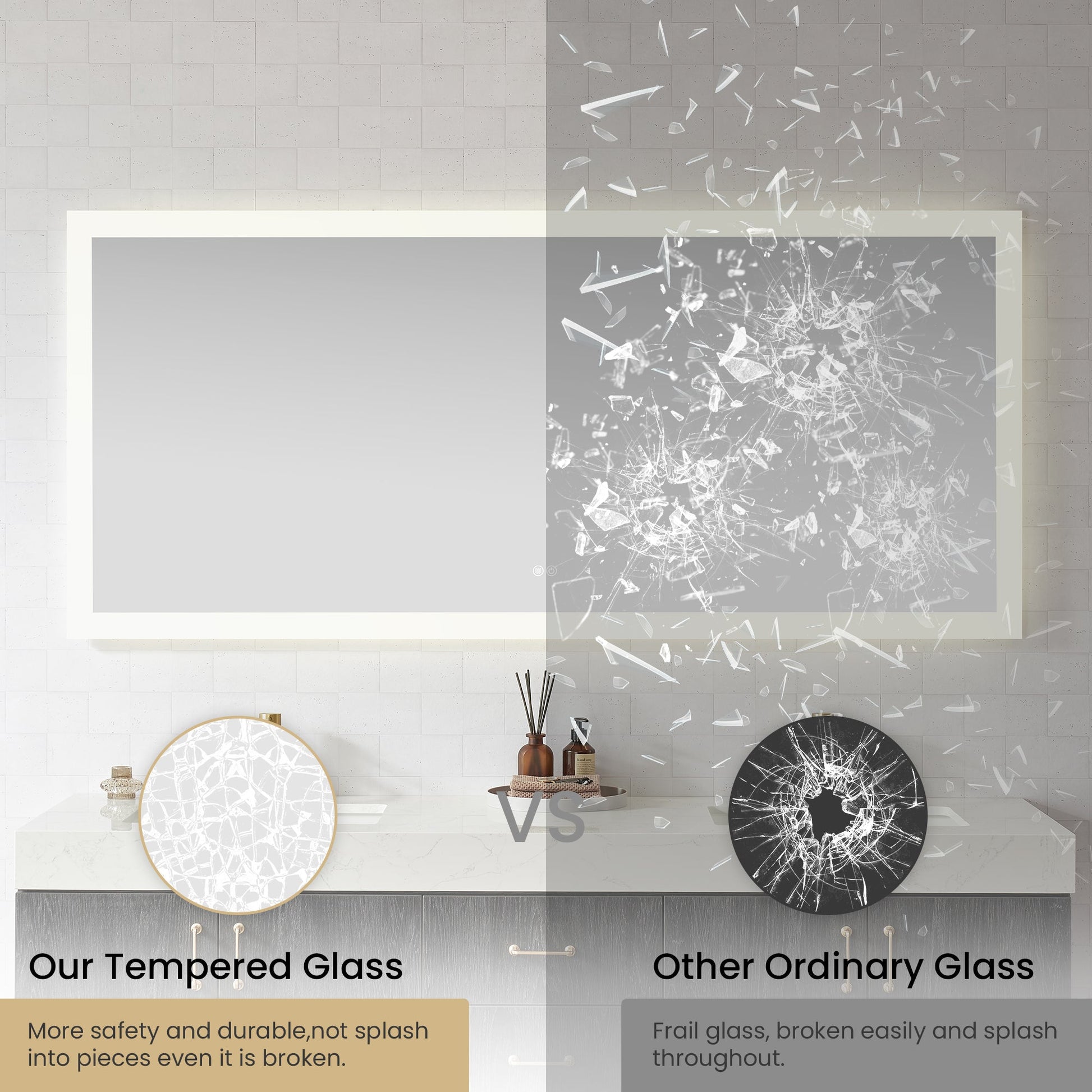 Vinnova Beijing 72-inch wall-mount bathroom vanity — view 9