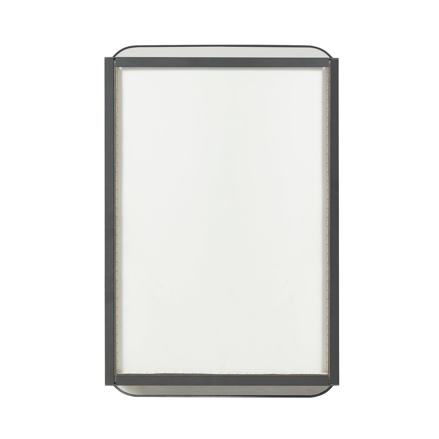 Vinnova, Talayuela 16 in. W x 24 in. H Rectangular Aluminum Framed Medicine Cabinet in Brushed Black