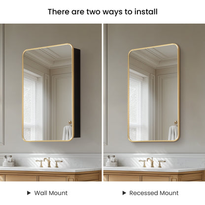 Vinnova Talayuela 20-inch bathroom vanity in Brushed Gold — view 12