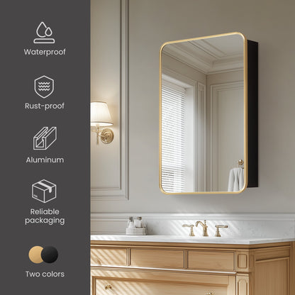 Vinnova Talayuela 20-inch bathroom vanity in Brushed Gold — view 13