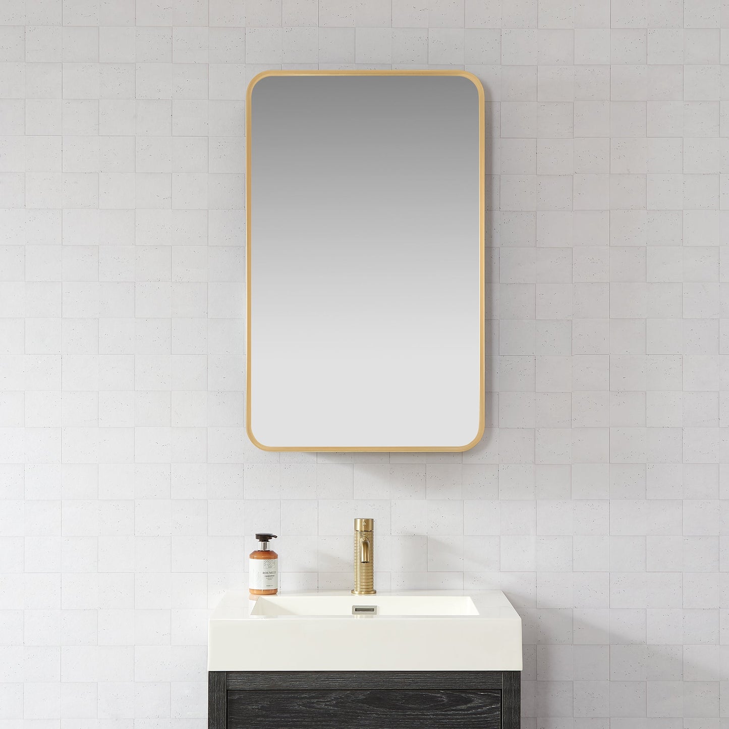Vinnova Talayuela 20-inch bathroom vanity in Brushed Gold — view 3