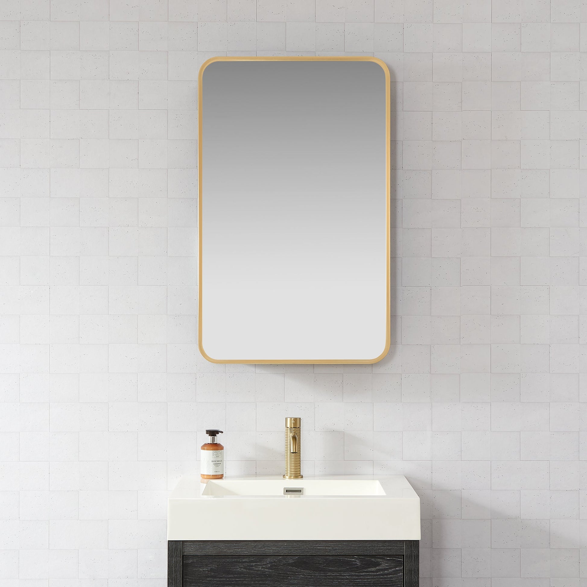 Vinnova Talayuela 20-inch bathroom vanity in Brushed Gold — view 3