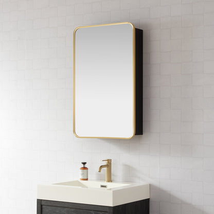 Vinnova Talayuela 20-inch bathroom vanity in Brushed Gold — view 4