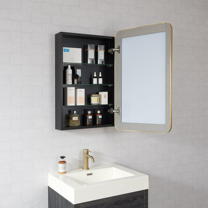 Vinnova Talayuela 20-inch bathroom vanity in Brushed Gold — view 5