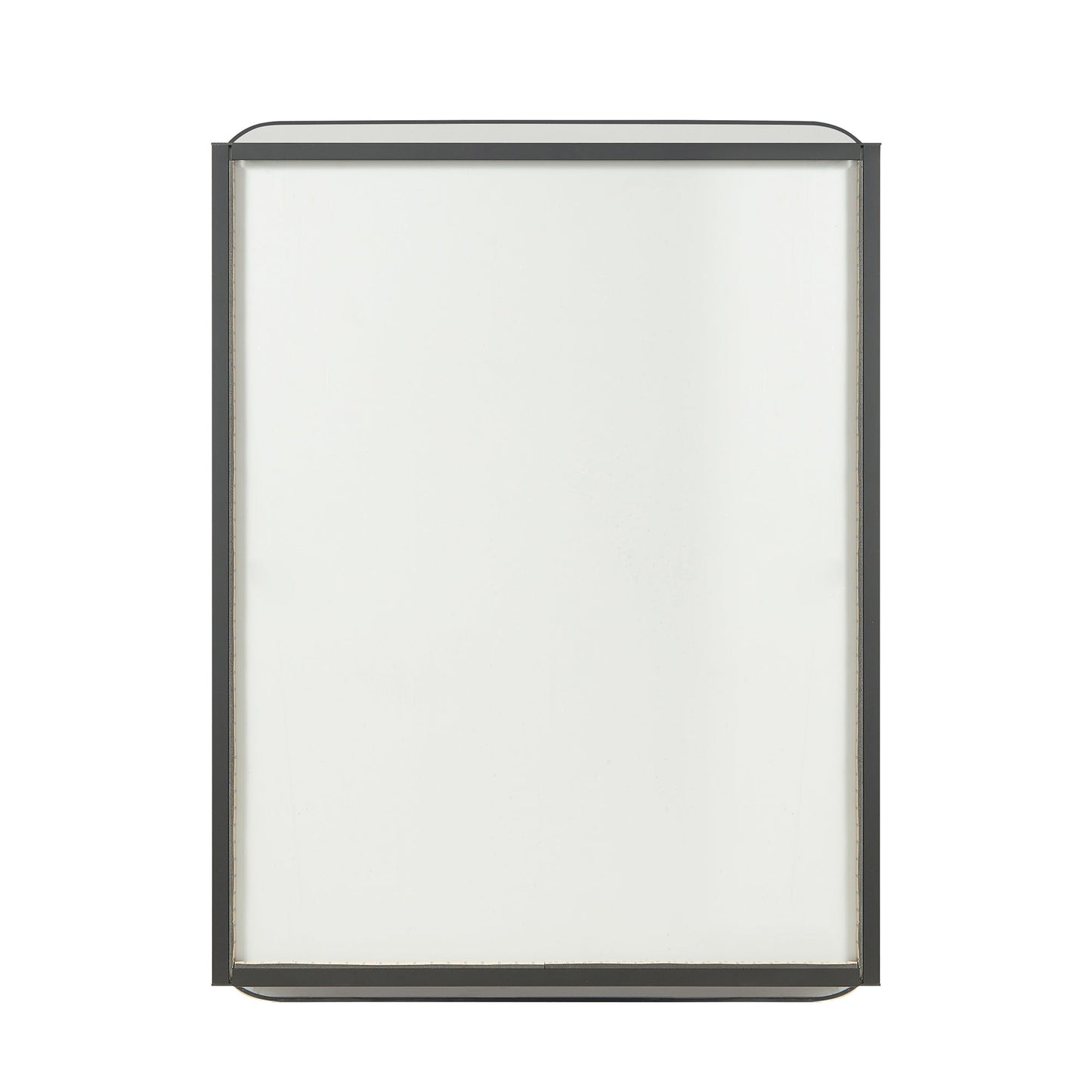 Vinnova, Talayuela 24 in. W x 32 in. H Rectangular Aluminum Framed Medicine Cabinet in Brushed Black