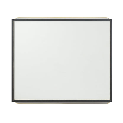 Vinnova, Talayuela 36 in. W x 32 in. H Rectangular Aluminum Framed Medicine Cabinet in Brushed Gold