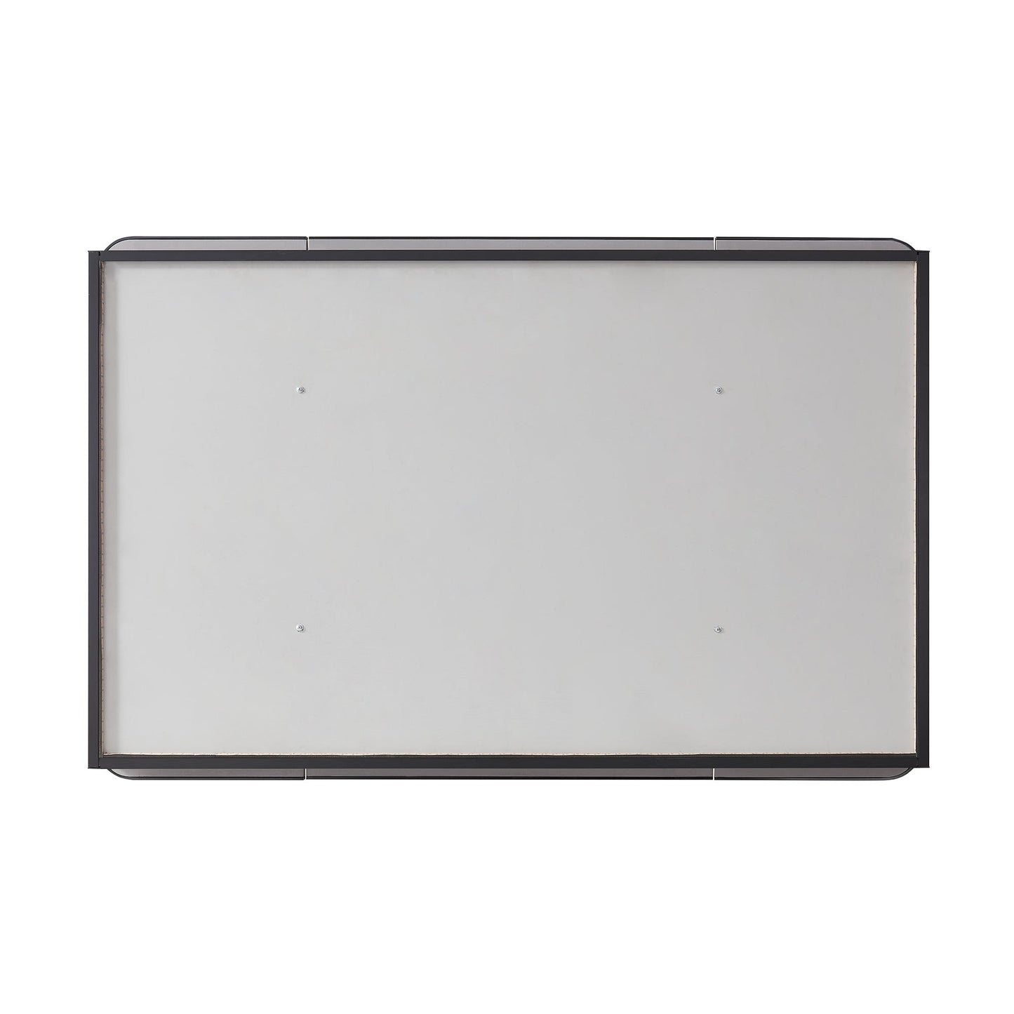 Vinnova, Talayuela 48 in. W x 32 in. H Rectangular Aluminum Framed Medicine Cabinet in Brushed Black
