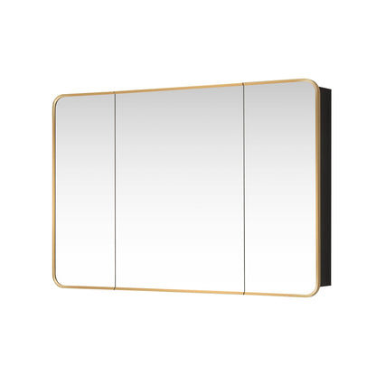 Vinnova Talayuela 48-inch bathroom vanity in Brushed Gold — view 2