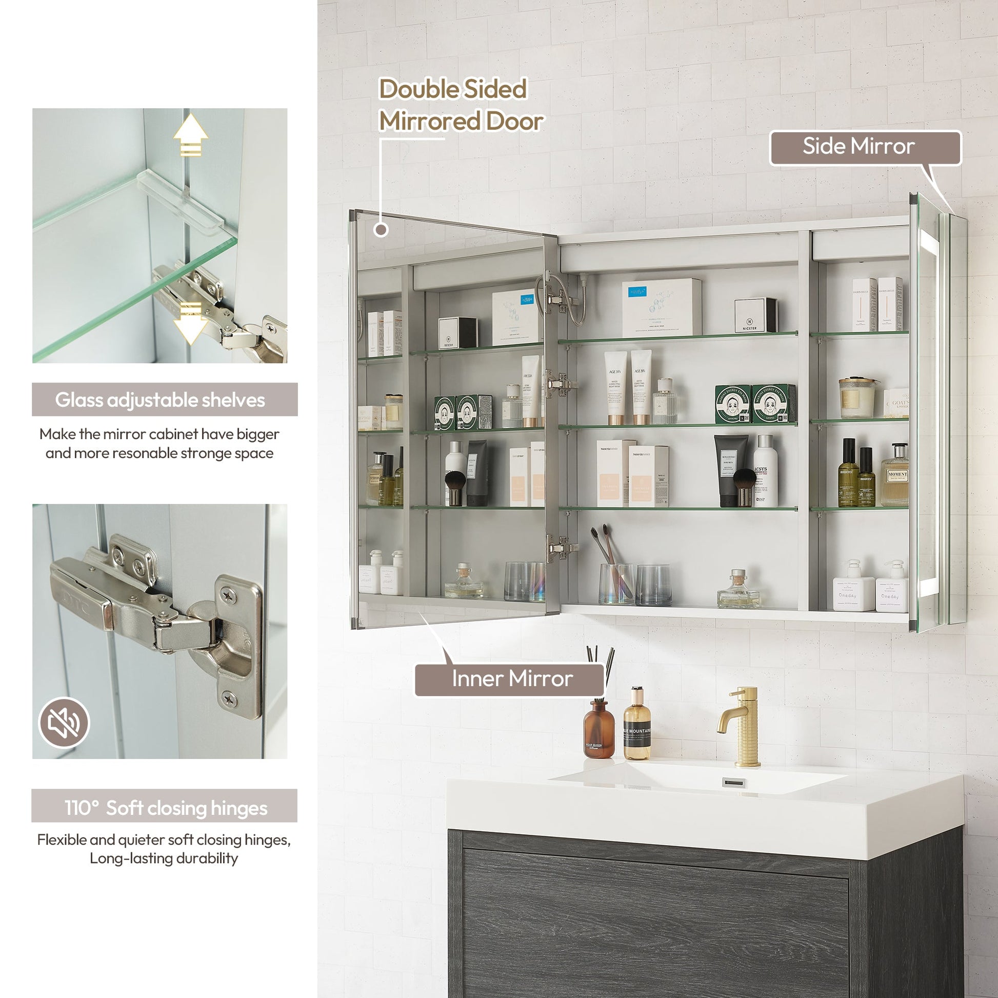 Vinnova Santona 36-inch bathroom vanity — view 7