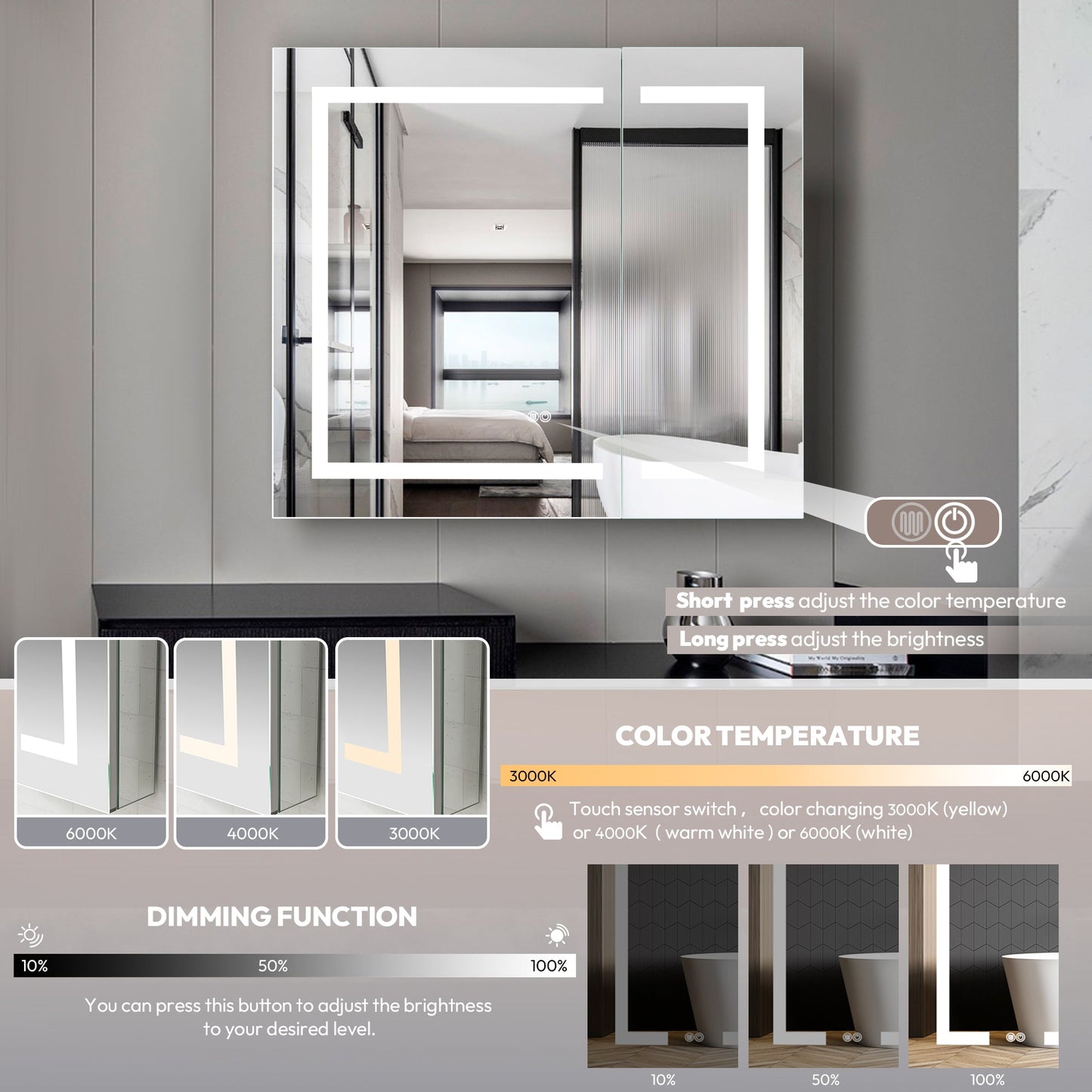 Vinnova Santona 36-inch bathroom vanity — view 9