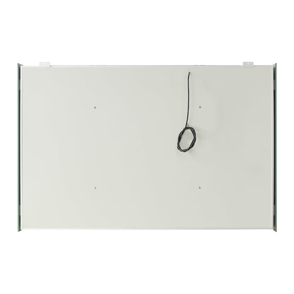 Vinnova, Santona 48 in. W x 32 in. H Rectangular Medicine Cabinet with Aluminum Frameless LED Mirror