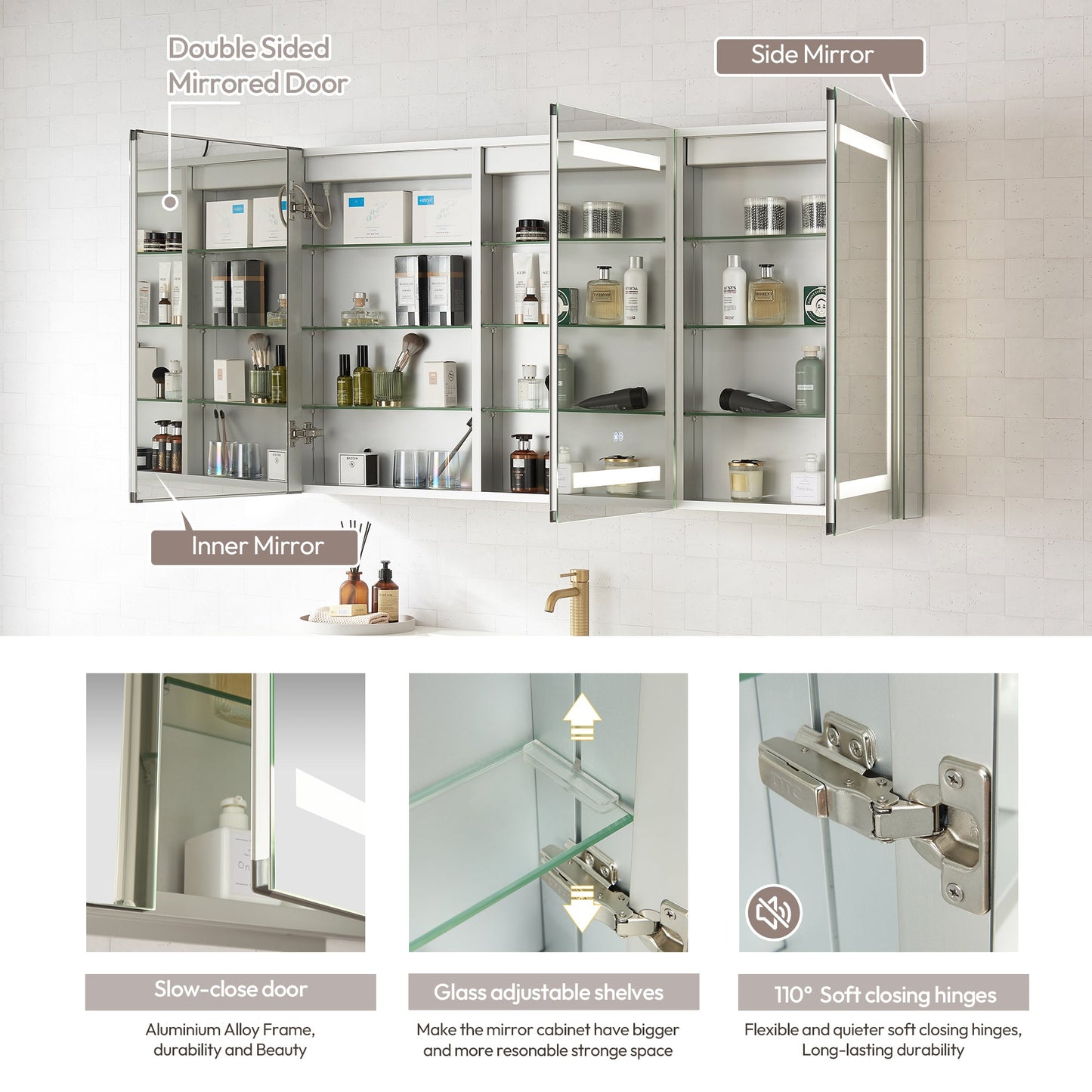 Vinnova Santona 60-inch bathroom vanity — view 6