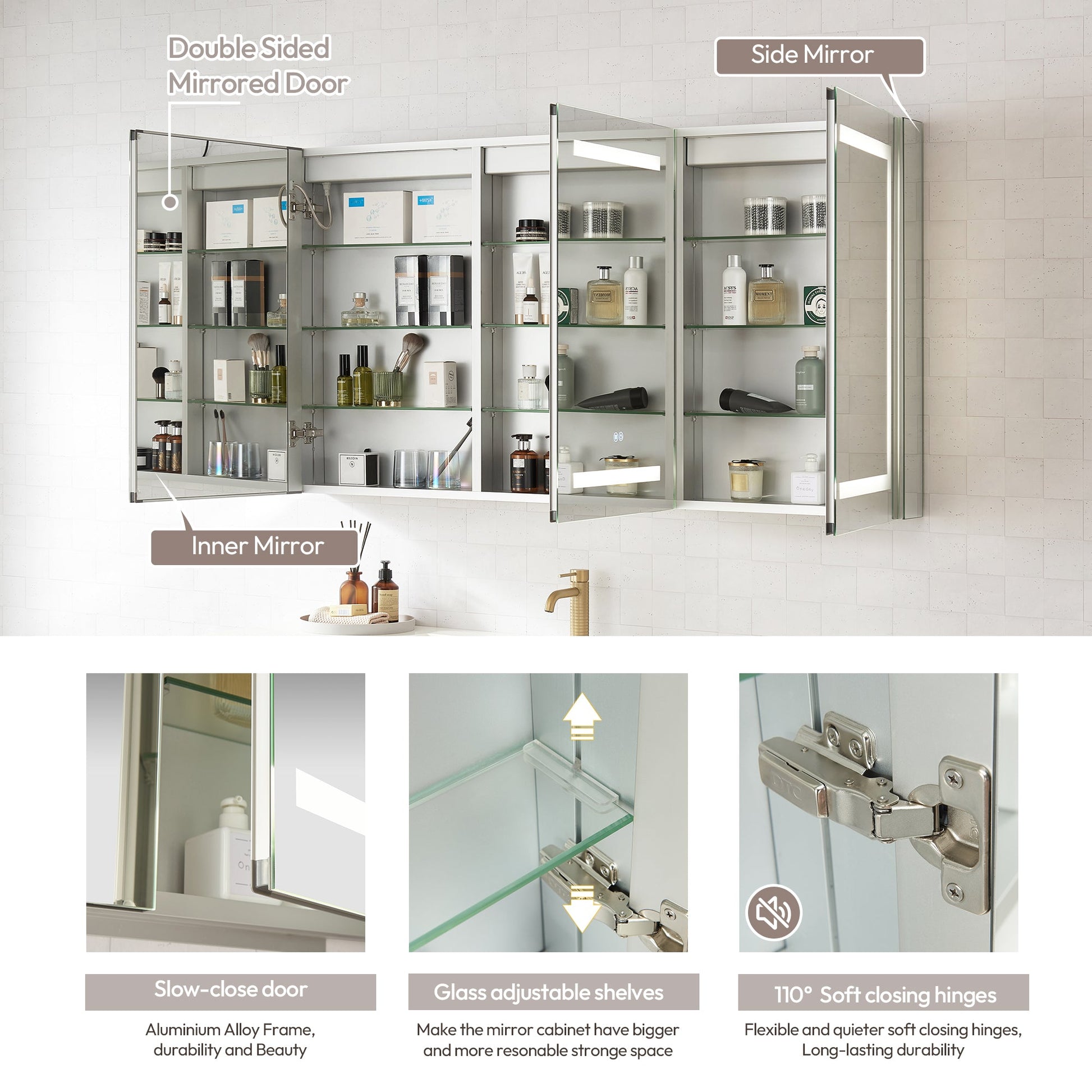 Vinnova Santona 60-inch bathroom vanity — view 6