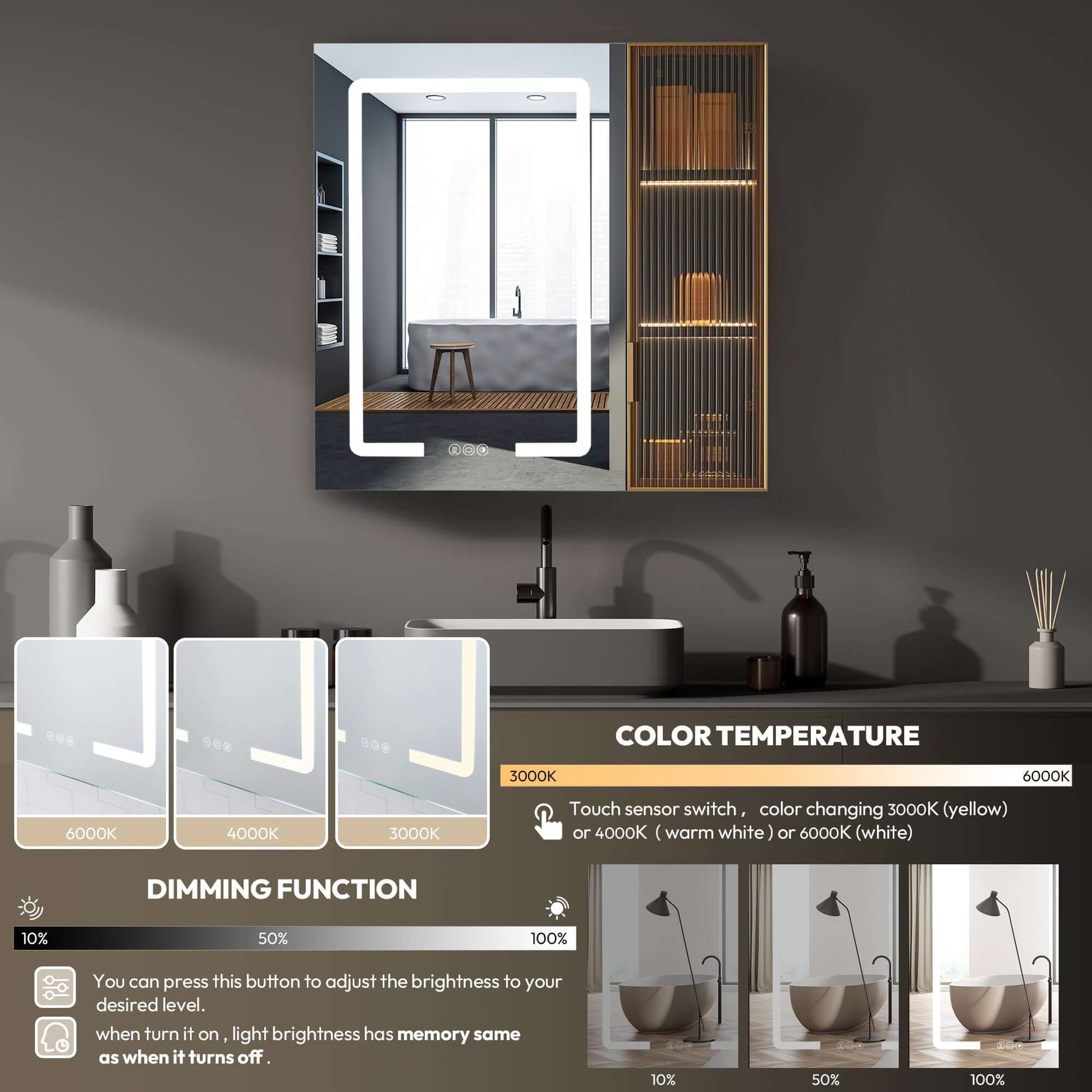Vinnova Cervia 30-inch bathroom vanity — view 10