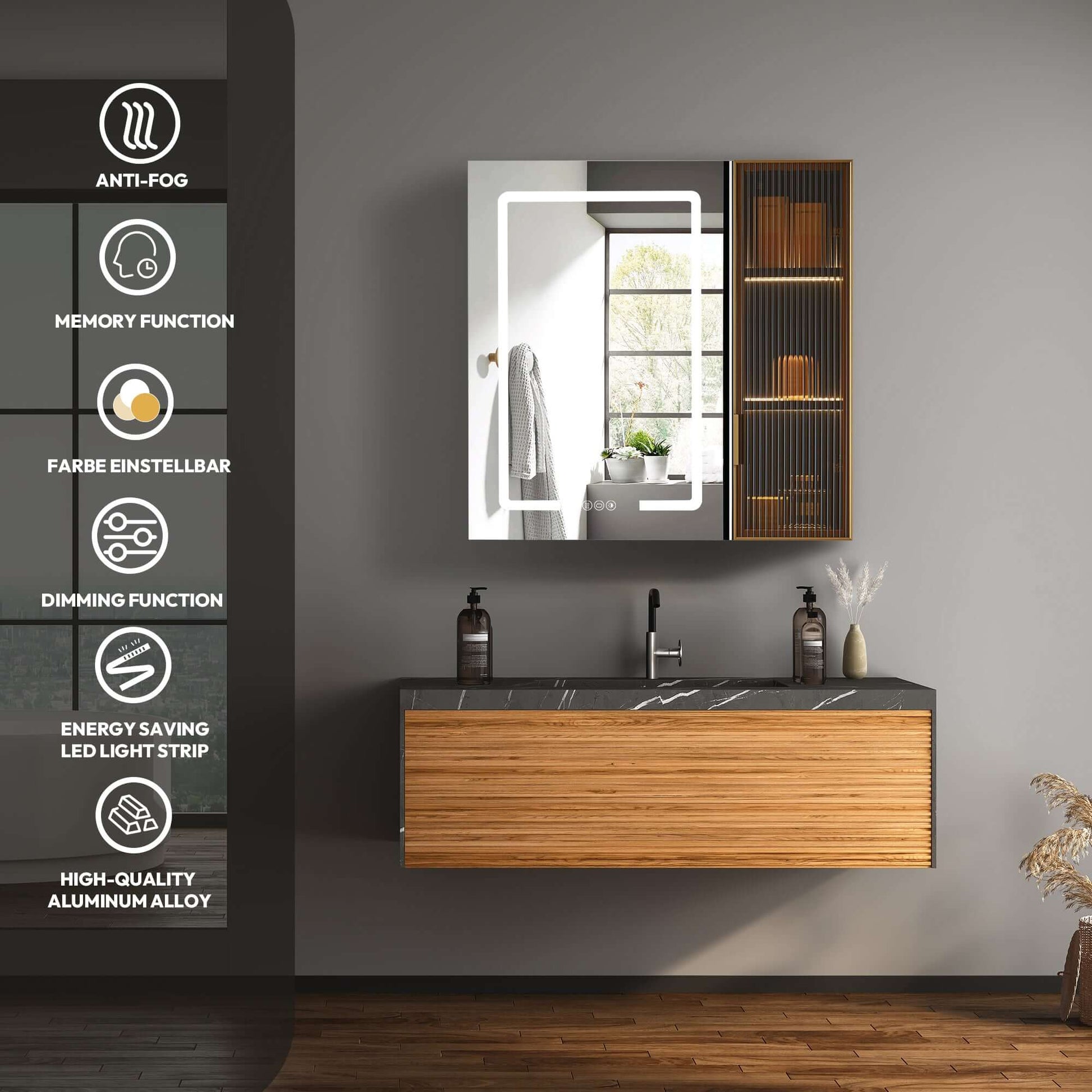Vinnova Cervia 30-inch bathroom vanity — view 12
