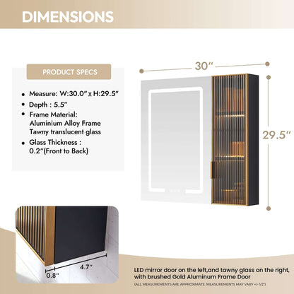 Vinnova Cervia 30-inch bathroom vanity — view 16