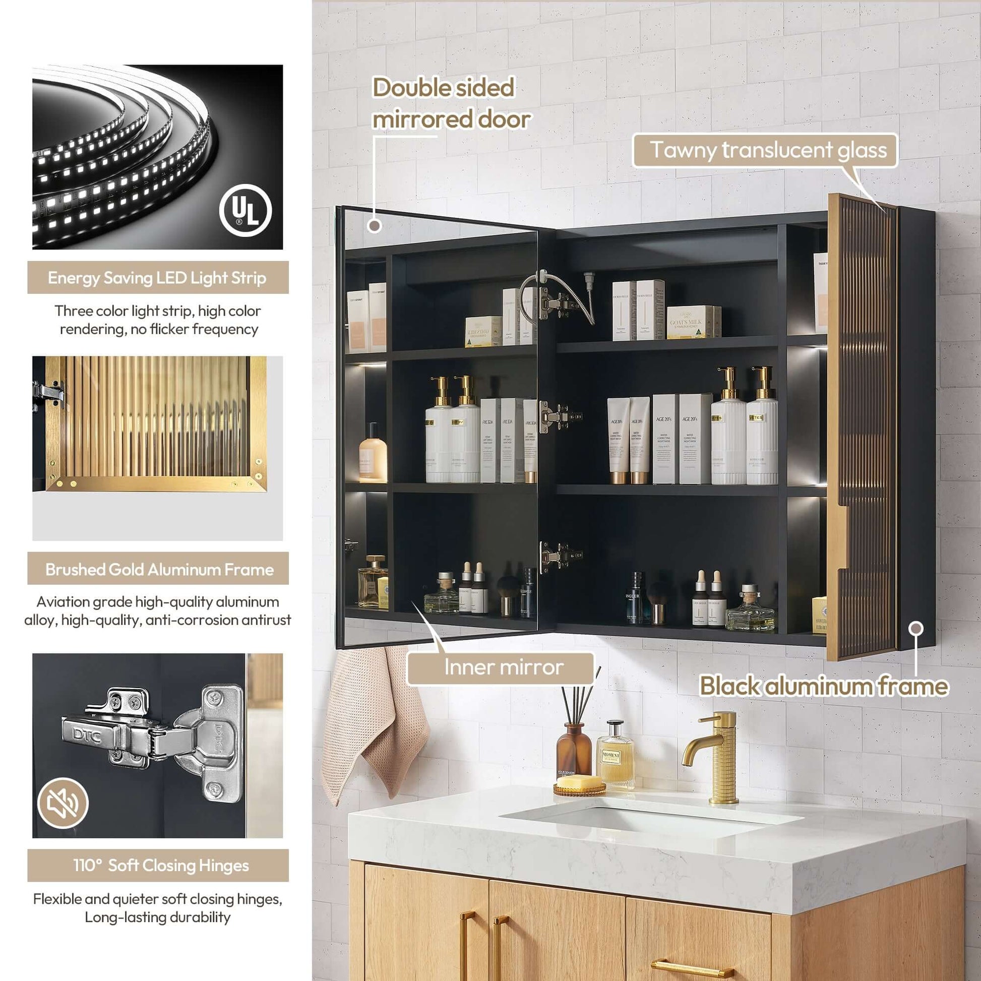 Vinnova Cervia 30-inch bathroom vanity — view 7