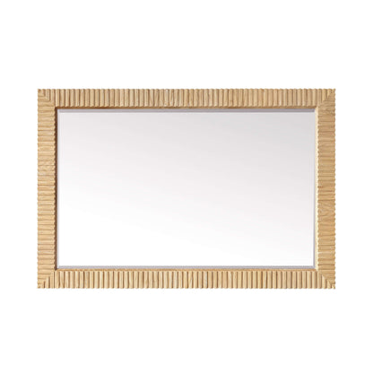 Vinnova, Osaka 48 in. W x 31.9 in. H Rectangle Wood Framed Wall Mount Bathroom Vanity Art Mirror in Washed Ash Grey