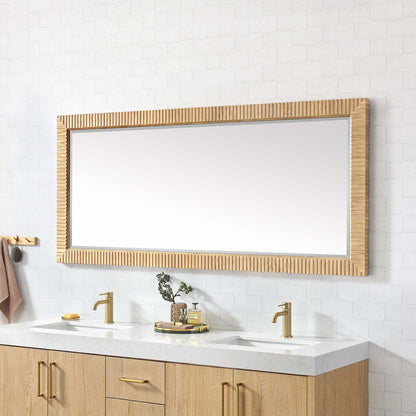 Vinnova Osaka 72-inch wall-mount bathroom vanity in Washed Ash Grey — view 3