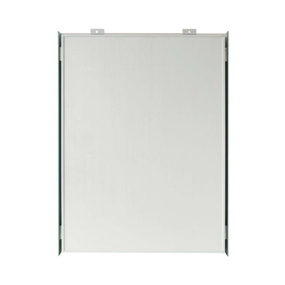 Vinnova, Bangalore 24 in. W x 31.9 in. H Rectangular Wood Framed Medicine Cabinet in Washed Ash Grey
