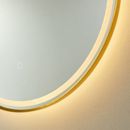 Vinnova, 18'' Oval LED Lighted Accent Bathroom/Vanity Wall Mirror