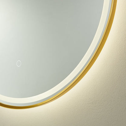 Vinnova, 18'' Oval LED Lighted Accent Bathroom/Vanity Wall Mirror