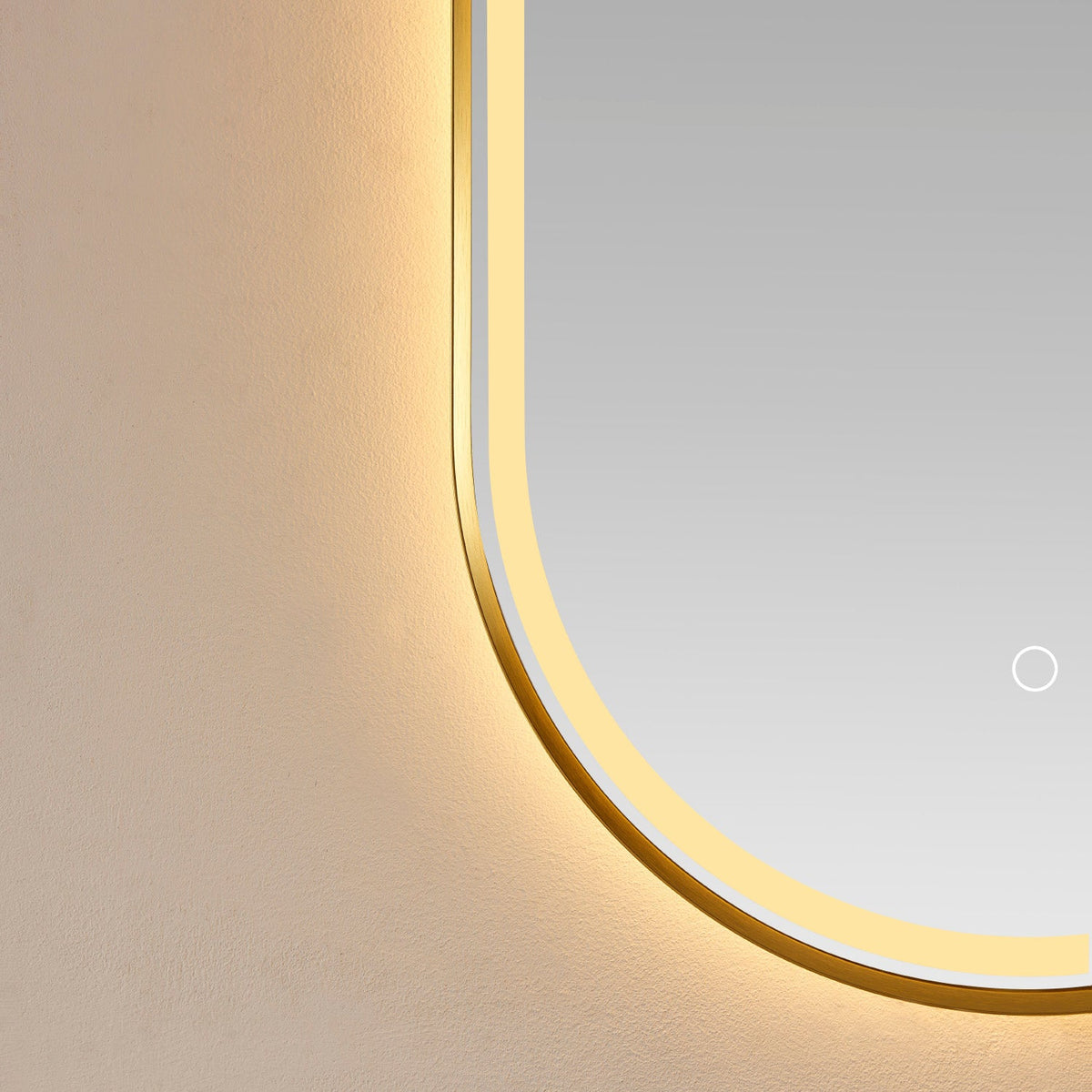 Vinnova, 18'' Oval LED Lighted Accent Bathroom/Vanity Wall Mirror