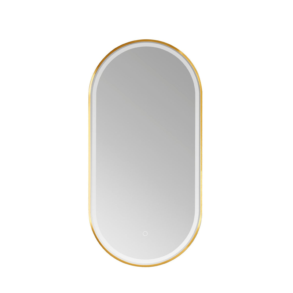 Vinnova, 18'' Oval LED Lighted Accent Bathroom/Vanity Wall Mirror