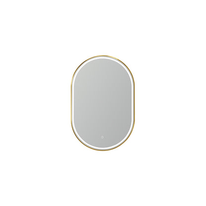 Vinnova, 24'' Oval LED Lighted Accent Bathroom/Vanity Wall Mirror