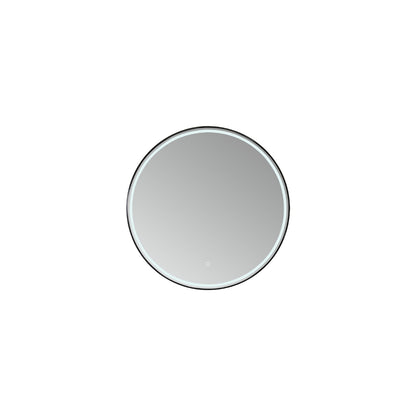 Vinnova, 32'' Round LED Lighted Accent Bathroom/Vanity Wall Mirror