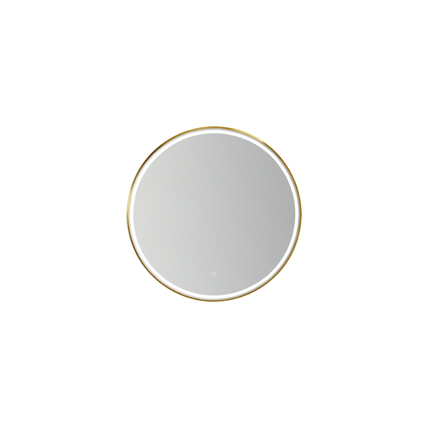 Vinnova, 32'' Round LED Lighted Accent Bathroom/Vanity Wall Mirror