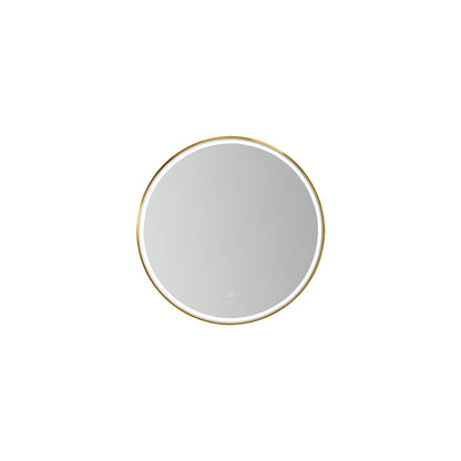 Vinnova, 32'' Round LED Lighted Accent Bathroom/Vanity Wall Mirror