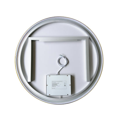 Vinnova, 32'' Round LED Lighted Accent Bathroom/Vanity Wall Mirror